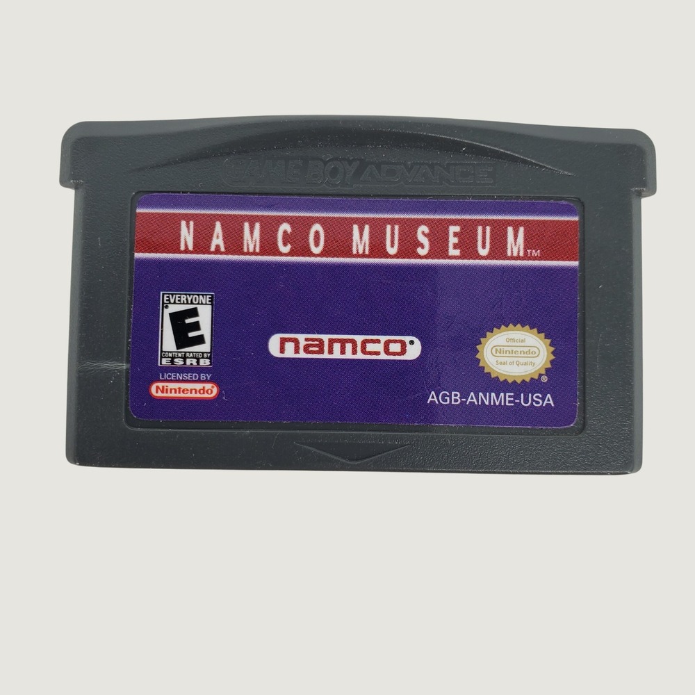 Vintage Namco Museum Nintendo Game Boy Advance GBA Arcade Compilation Pre-Owned